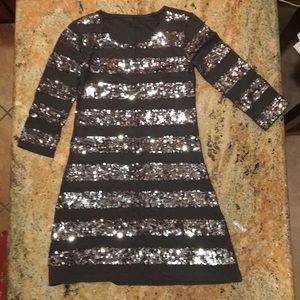 Stretch Sequin Big Girls Dress